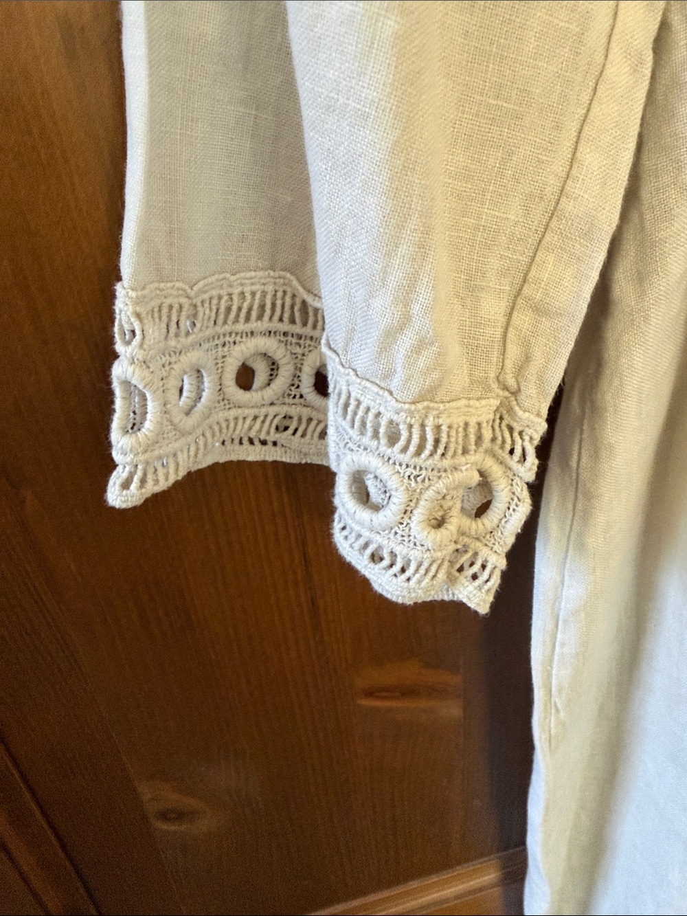 Super cute Italian linen dress with embroidery - Picture 4 of 4